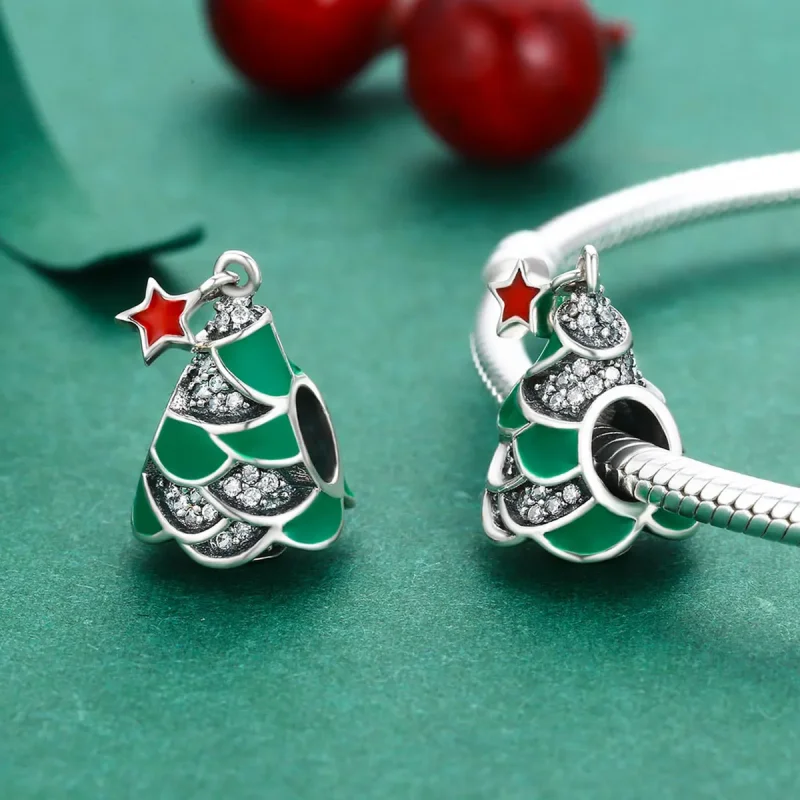 (bilde for) Pandora Style Juletre Charm - SCC307 - Vis 4