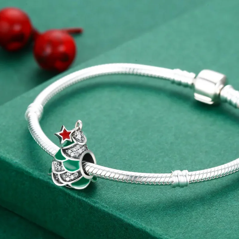 (bilde for) Pandora Style Juletre Charm - SCC307 - Vis 5