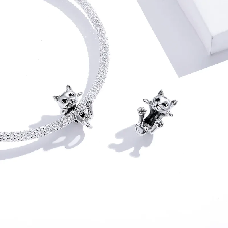 (bilde for) Pandora Style Kitten Charm - BSC208 - Vis 3