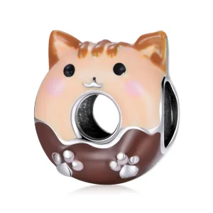 (bilde for) Pandora Style Kitty Donuts Charm - SCC1877