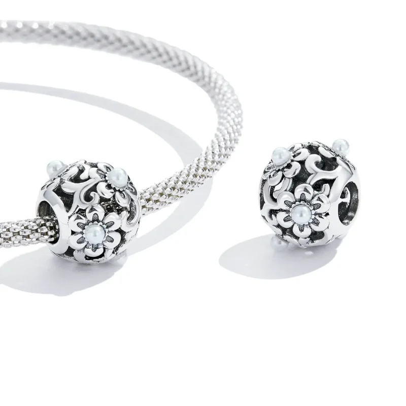 (bilde for) Pandora Style Klassisk Blomster Charm - SCC2182 - Vis 3
