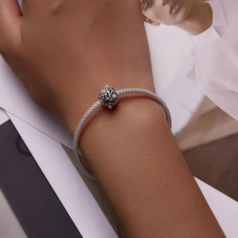 (bilde for) Pandora Style Klassisk Blomster Charm - SCC2182 - Vis 5