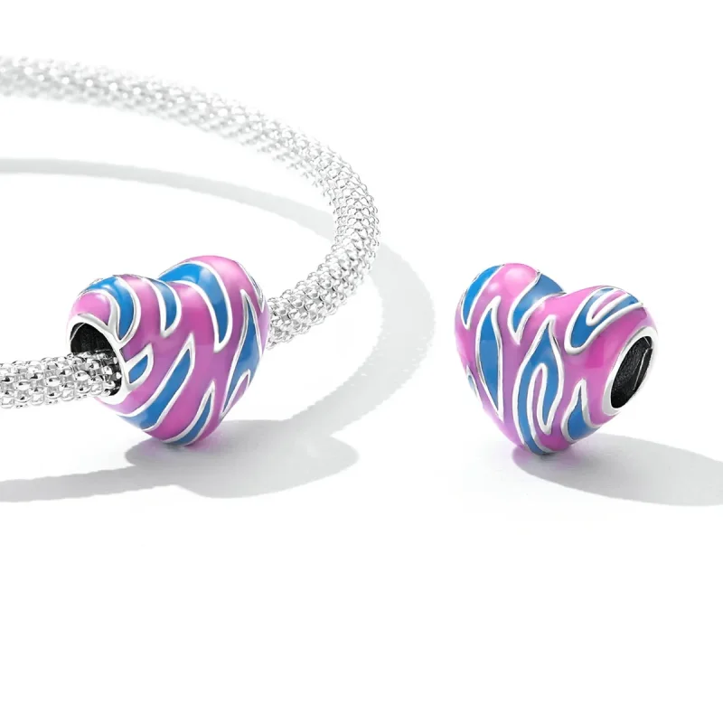 (bilde for) Pandora Style Kontrastfarge Love Charm - SCC2215 - Vis 5