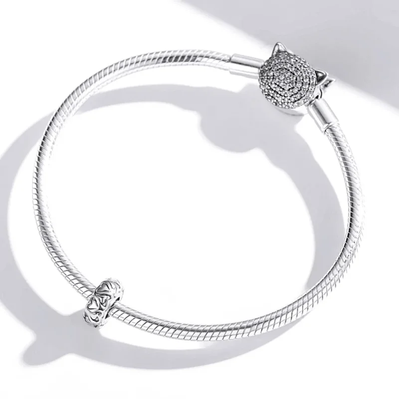 (bilde for) Pandora Style Lace Love Spacer Charm - SCC1949 - Vis 4