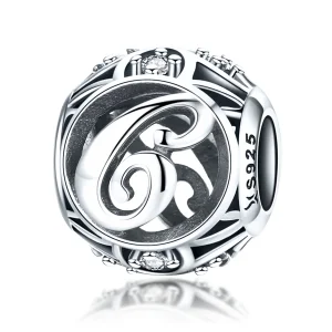 (bilde for) Pandora Style Letter-C Charm - SCC738-C