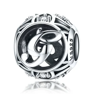 (bilde for) Pandora Style Letter-G Charm - SCC738-G