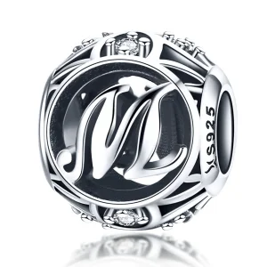 (bilde for) Pandora Style Letter-M Charm - SCC738-M