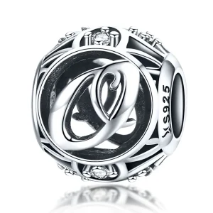 (bilde for) Pandora Style Letter-O Charm - SCC738-O