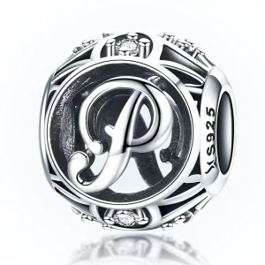 (bilde for) Pandora Style Letter-P Charm - SCC738-P