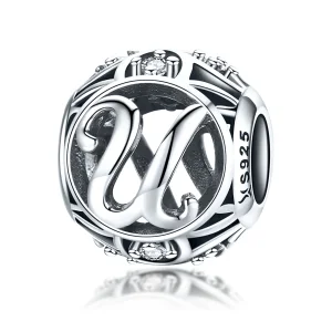 (bilde for) Pandora Style Letter-U Charm - SCC738-U