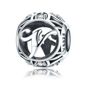 (bilde for) Pandora Style Letter-V Charm - SCC738-V