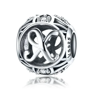(bilde for) Pandora Style Letter-X Charm - SCC738-X