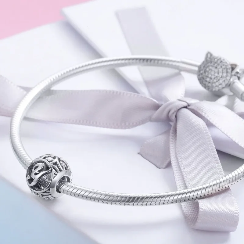 (bilde for) Pandora Style Letter-Y Charm - SCC738-Y - Vis 4
