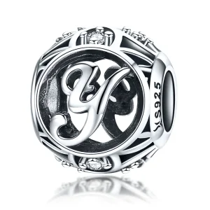 (bilde for) Pandora Style Letter-Y Charm - SCC738-Y