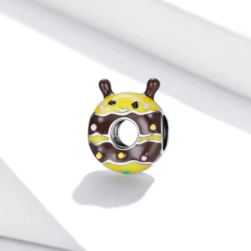 (bilde for) Pandora Style Little Bee Donuts Charm - SCC1878 - Vis 2