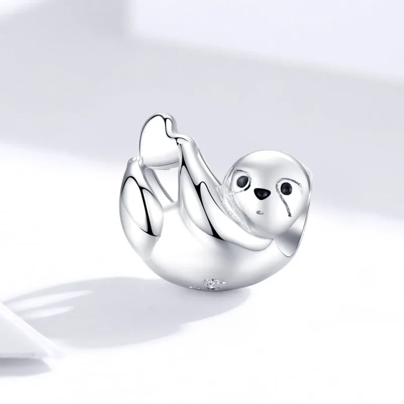 (bilde for) Pandora Style Little Sloth Charm - BSC109 - Vis 2