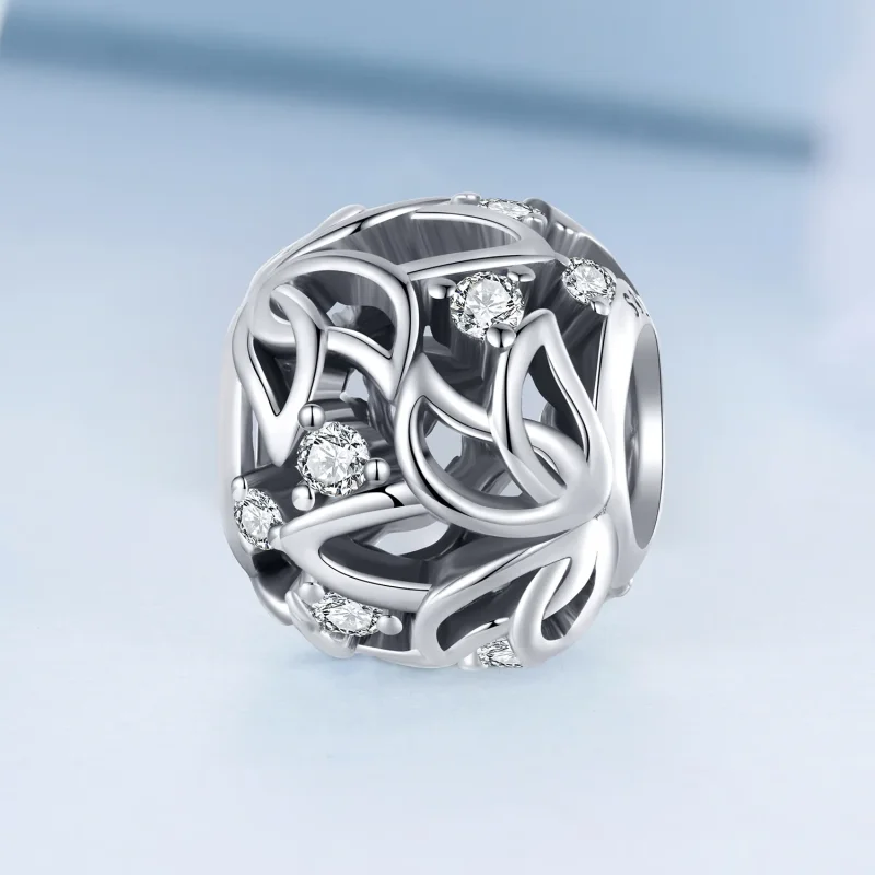 (bilde for) Pandora Style Lotus Charm - BSC675 - Vis 2