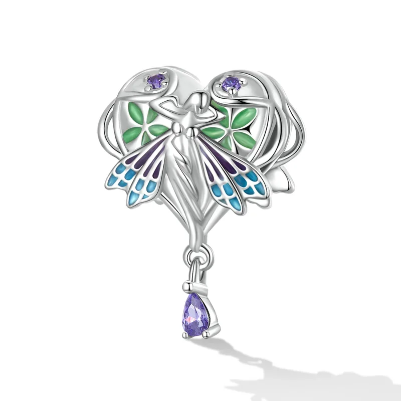 (bilde for) Pandora Style Love Angel Charm - SCC2296 - Vis 2