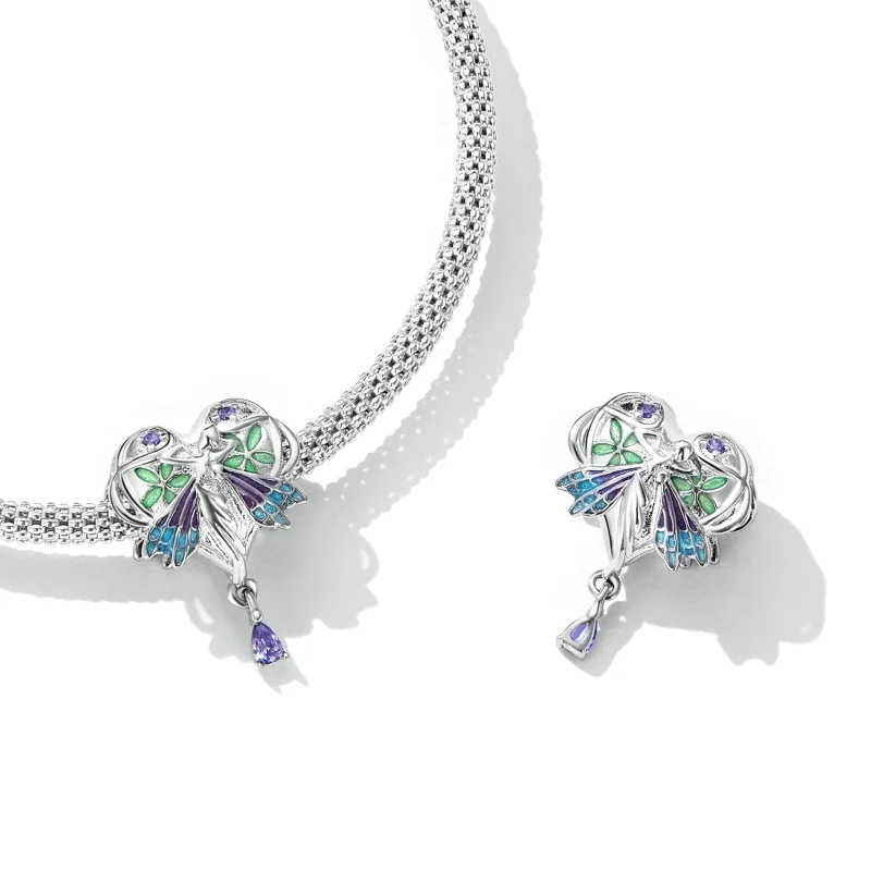 (bilde for) Pandora Style Love Angel Charm - SCC2296 - Vis 4