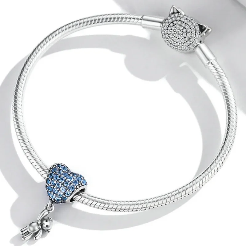 (bilde for) Pandora Style Love Balloon Bear Charm - SCC2023 - Vis 3