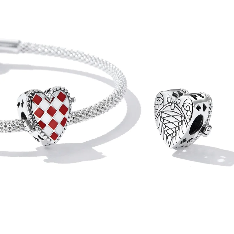 (bilde for) Pandora Style Love Clock Charm - SCC2245 - Vis 4
