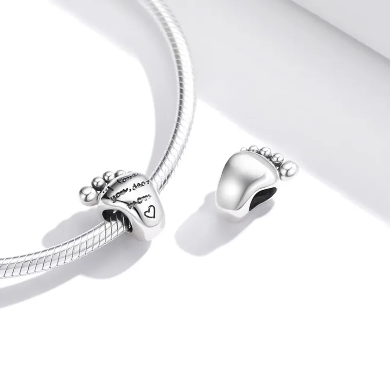 (bilde for) Pandora Style Love Feet Charm - SCC1901 - Vis 4