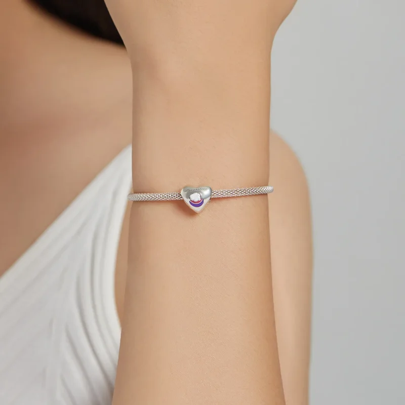 (bilde for) Pandora Style Love Mangosteen Charm - SCC1954 - Vis 5