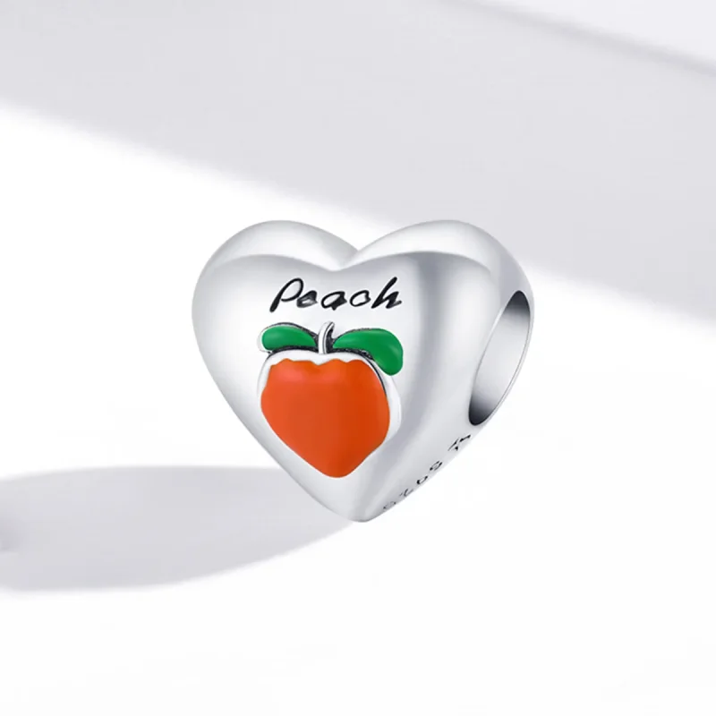 (bilde for) Pandora Style Love Peach Charm - SCC1951 - Vis 2