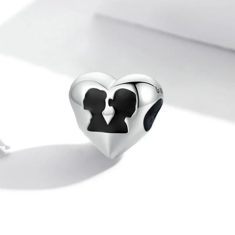 (bilde for) Pandora Style Love Silhouette Charm - BSC549 - Vis 2