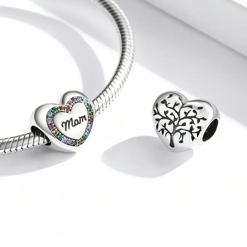 (bilde for) Pandora Style Love Tree of Life Charm - BSC567 - Vis 4