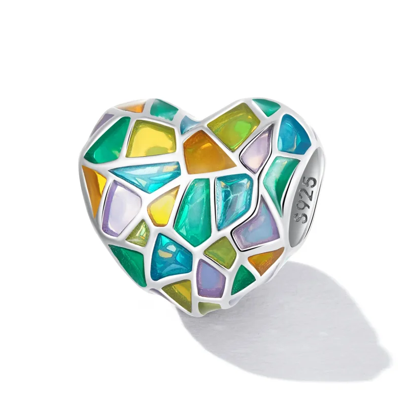 (bilde for) Pandora Style Love Window Charm - SCC2266 - Vis 2