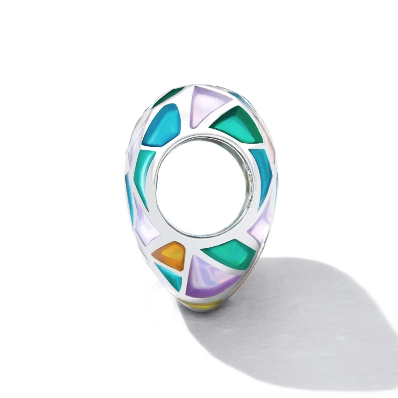 (bilde for) Pandora Style Love Window Charm - SCC2266 - Vis 3