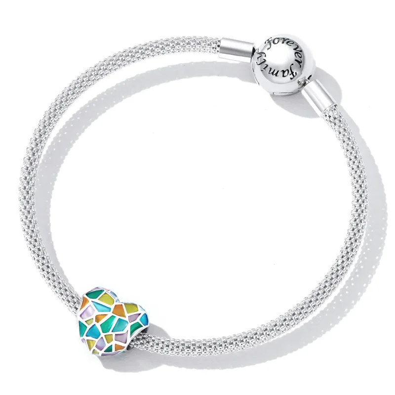(bilde for) Pandora Style Love Window Charm - SCC2266 - Vis 4
