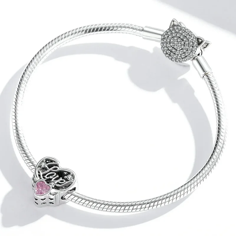(bilde for) Pandora Style Love Wings Charm - BSC528 - Vis 3