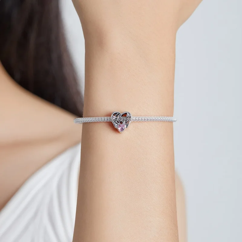 (bilde for) Pandora Style Love Wings Charm - BSC528 - Vis 5