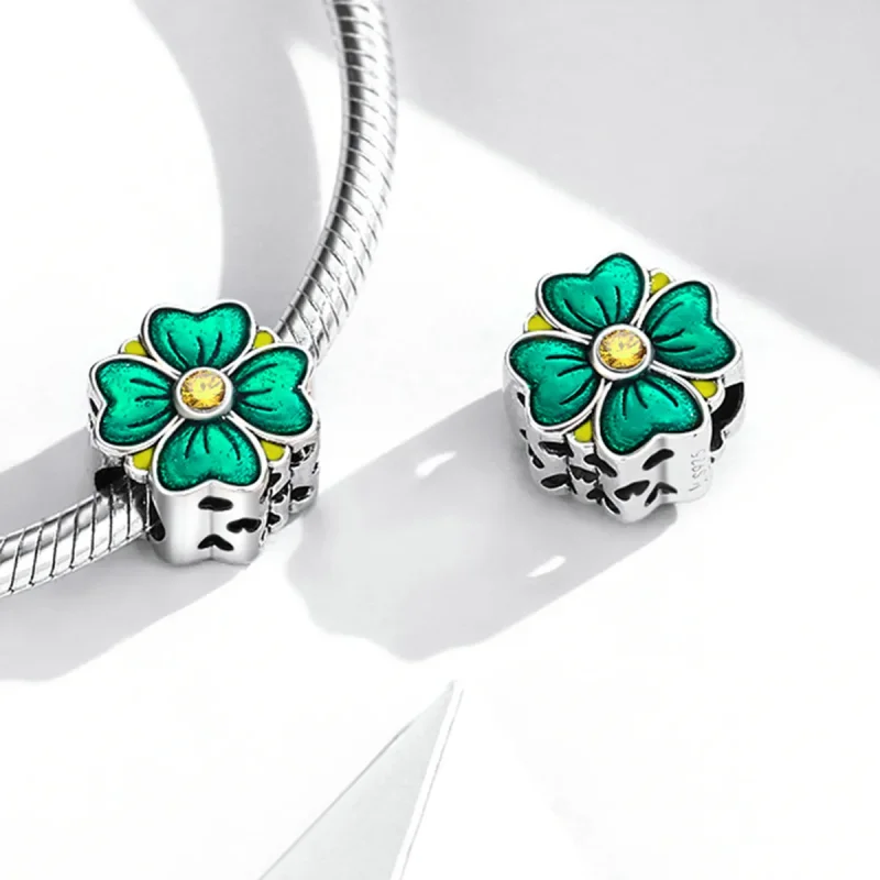 (bilde for) Pandora Style Lucky Clover Charm - SCC2018 - Vis 4