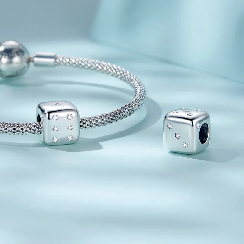 (bilde for) Pandora Style Lucky Dice Charm - SCC2362 - Vis 5