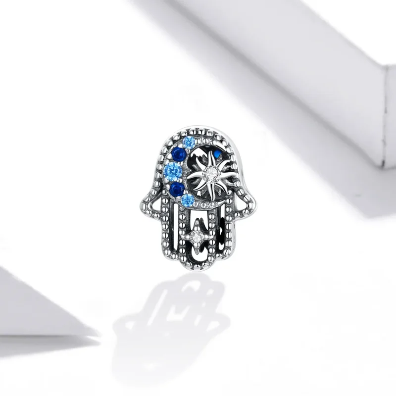 (bilde for) Pandora Style Lucky Hand Charm - BSC440 - Vis 2