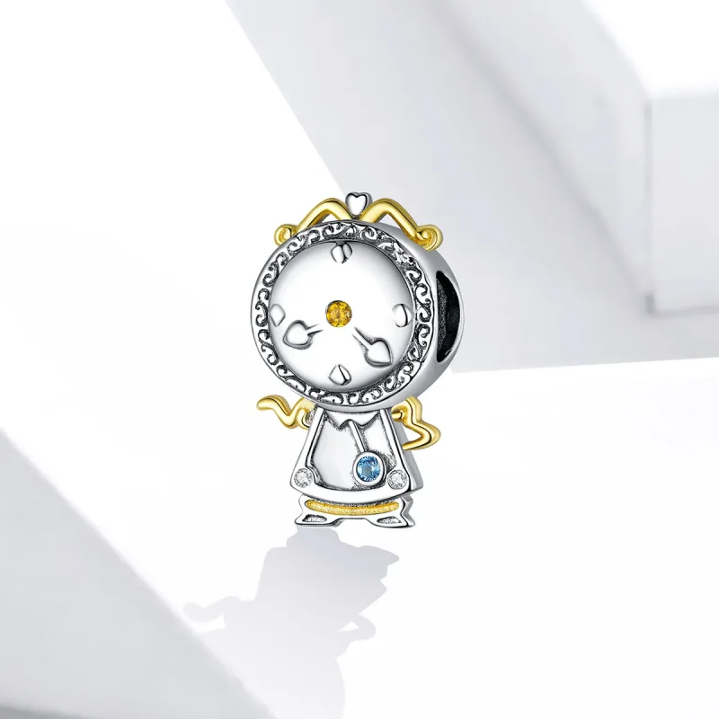 (bilde for) Pandora Style Magic Clock Charm - BSC320 - Vis 2