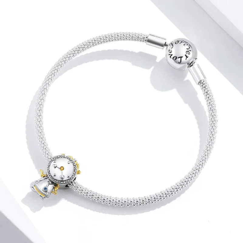 (bilde for) Pandora Style Magic Clock Charm - BSC320 - Vis 3