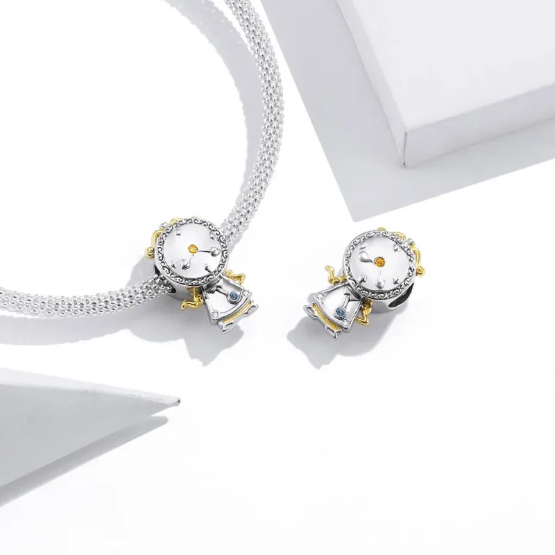 (bilde for) Pandora Style Magic Clock Charm - BSC320 - Vis 4
