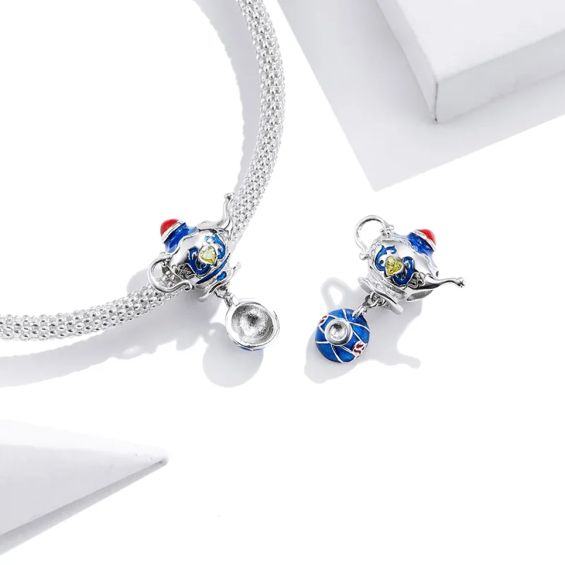 (bilde for) Pandora Style Magic Teapot Charm - BSC318 - Vis 3