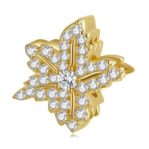 (bilde for) Pandora Style Maple Leaf Charm - BSC673