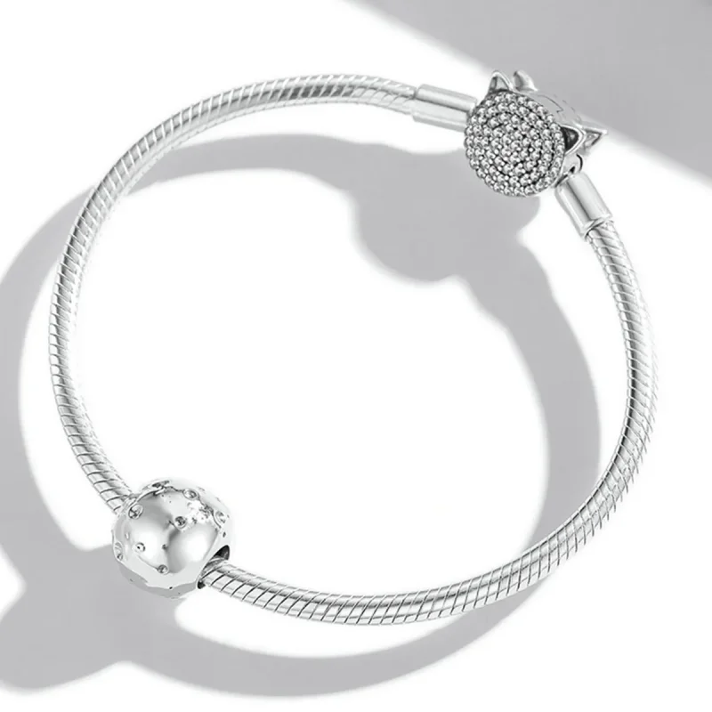 (bilde for) Pandora Style Moon Charm - SCC2059 - Vis 3