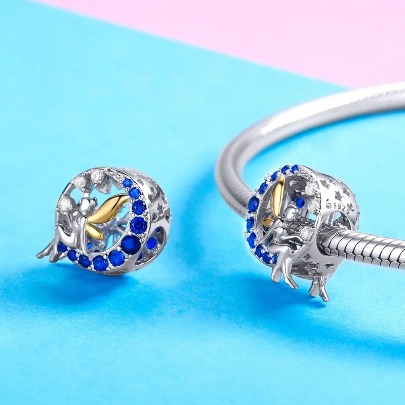 (bilde for) Pandora Style Moonlight Alf Charm - BSC070 - Vis 4
