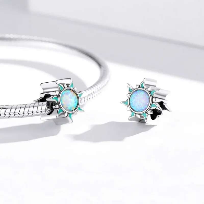 (bilde for) Pandora Style Opal Little Sun Charm - BSC509 - Vis 3