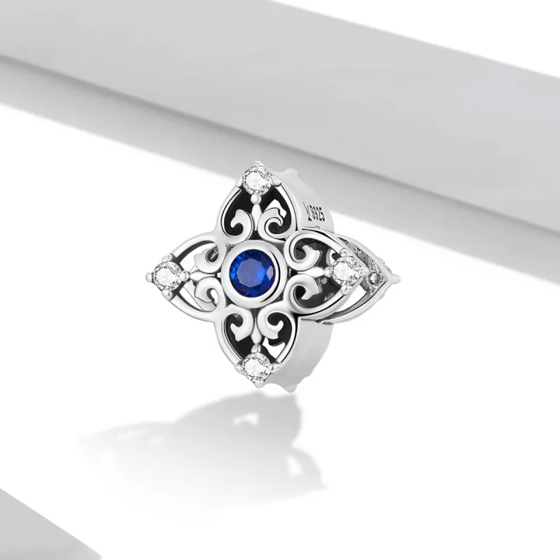 (bilde for) Pandora Style Openwork Retro Mønster Charm - SCC2128 - Vis 2