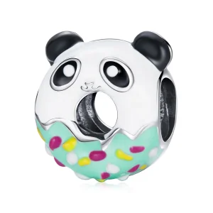 (bilde for) Pandora Style Panda Donuts Charm - SCC1875