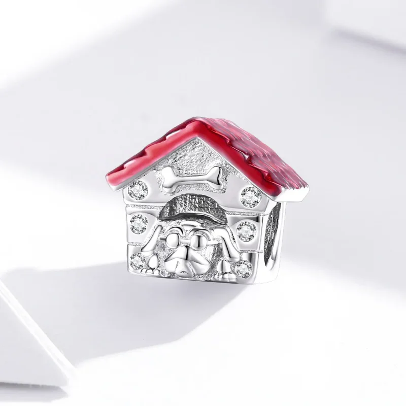 (bilde for) Pandora Style Pet Home Charm - BSC286 - Vis 3