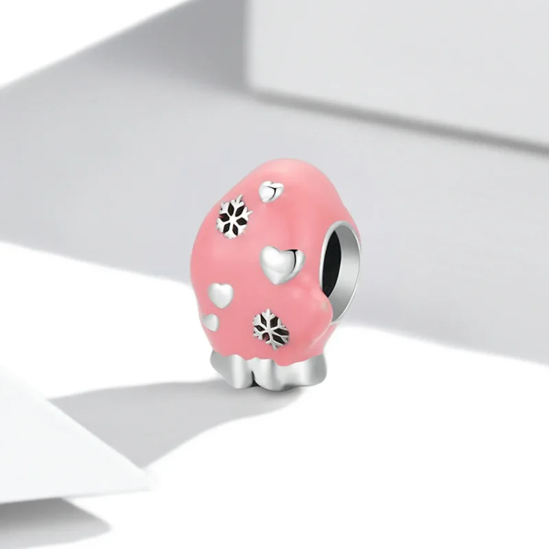 (bilde for) Pandora Style Pink Gloves Charm - SCC2001 - Vis 2